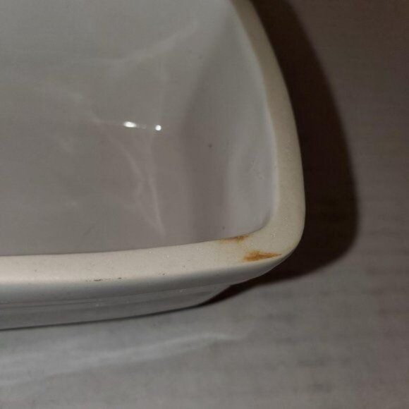 Fiestaware Fiesta CERAMIC Butter Dish Lid Cover Top Extra Large White - Picture 8 of 13